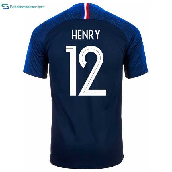Camiseta Francia 1ª Henry 2018 Azul